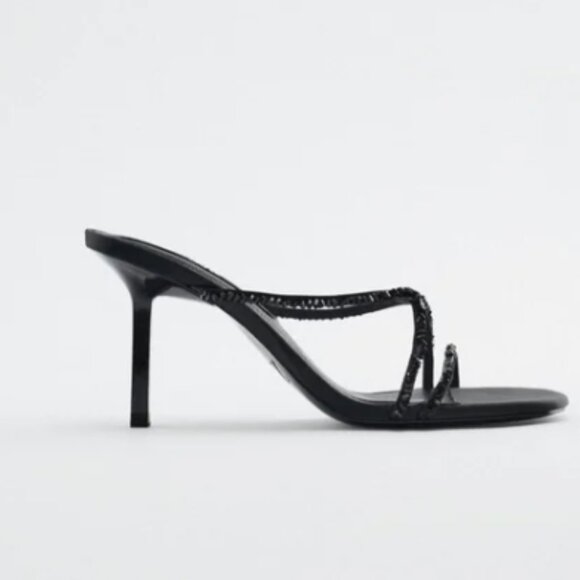 Zara  Rhinestone Heels - Picture 3 of 5